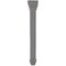 Ekena Millwork 2 1/4"W x 7"D x 14"H Stockport Wood Vintage Decor Bracket, Pebble Grey BKTWD02X07X14STPG - alternate 2